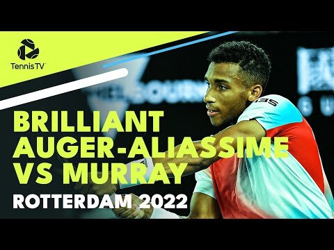 Brilliant Auger-Aliassime vs Andy Murray in Rotterdam!