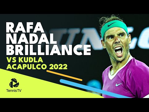 Rafa Nadal Brilliance vs Kudla In First Match As Grand Slam Race Leader | Acapulco 2022