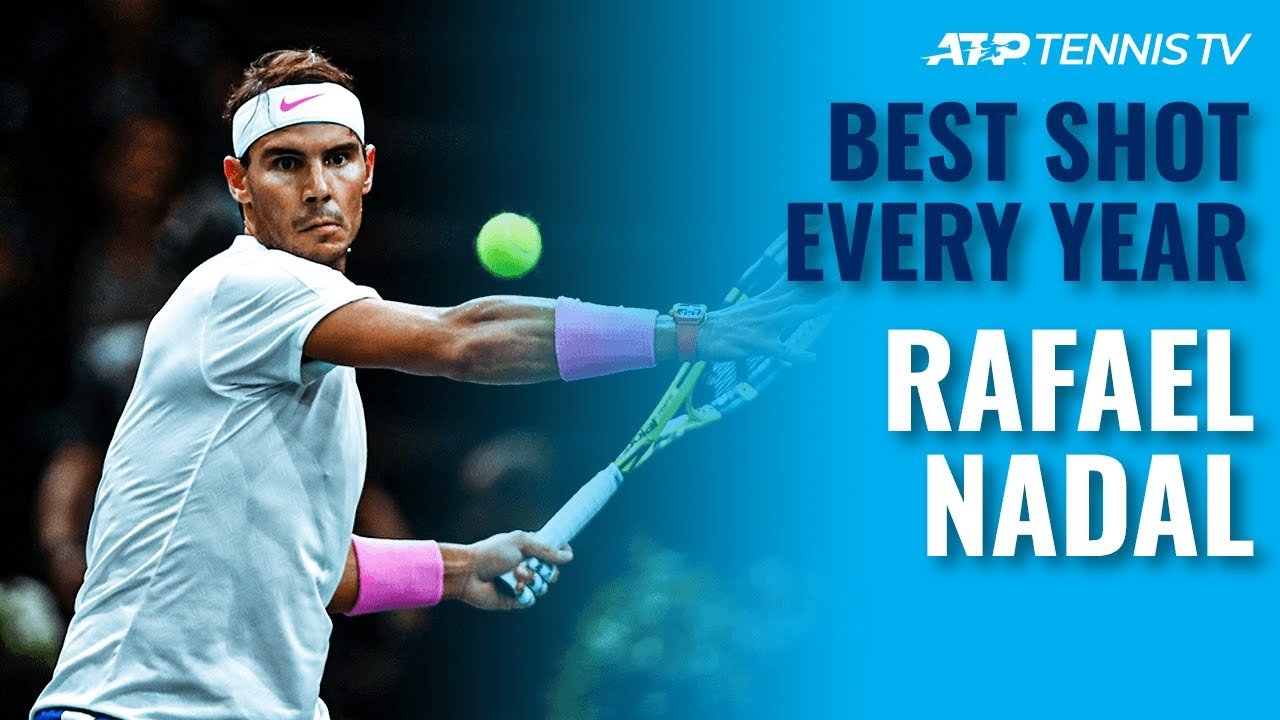 Rafael Nadal: Best Shot Every Year on Tour | 2003-2020
