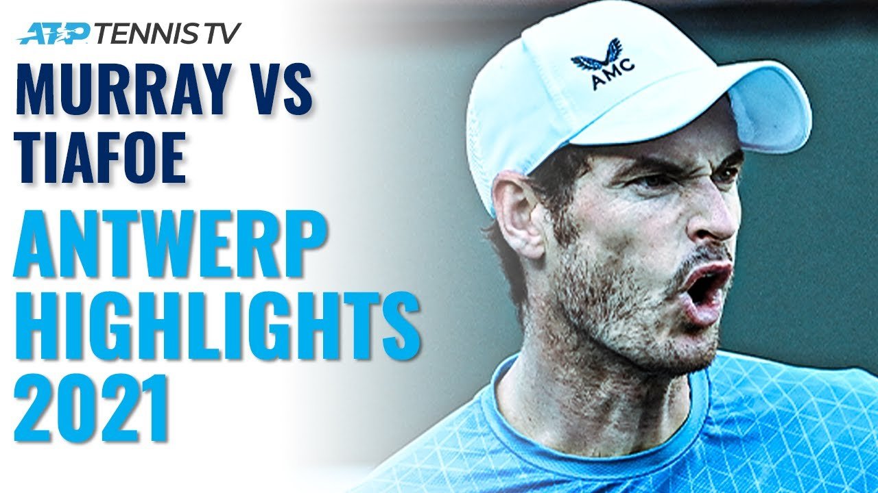 UNBELIEVABLE Andy Murray vs Frances Tiafoe Battle | Antwerp 2021 Highlights