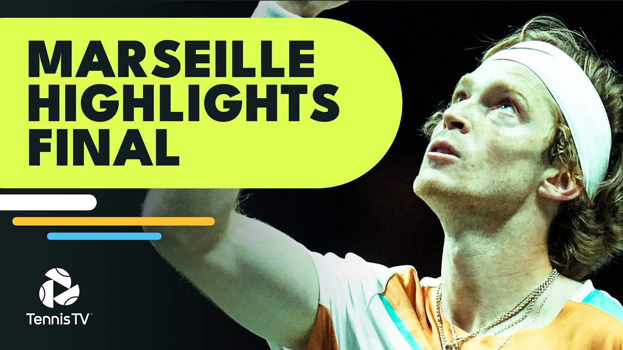 Andrey Rublev vs Felix Auger-Aliassime In Title Showdown | Marseille 2022 Final Highlights
