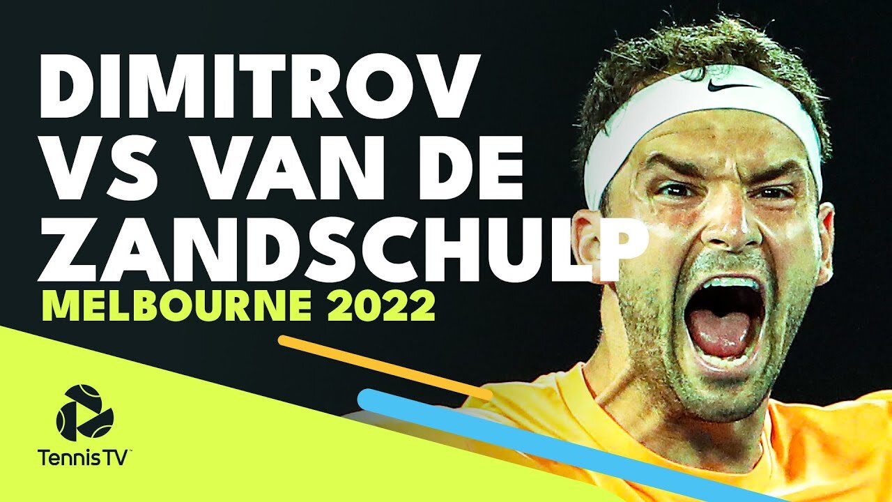 Grigor Dimitrov vs Botic Van De Zandschulp EPIC | Melbourne Summer Set 2022 Highlights
