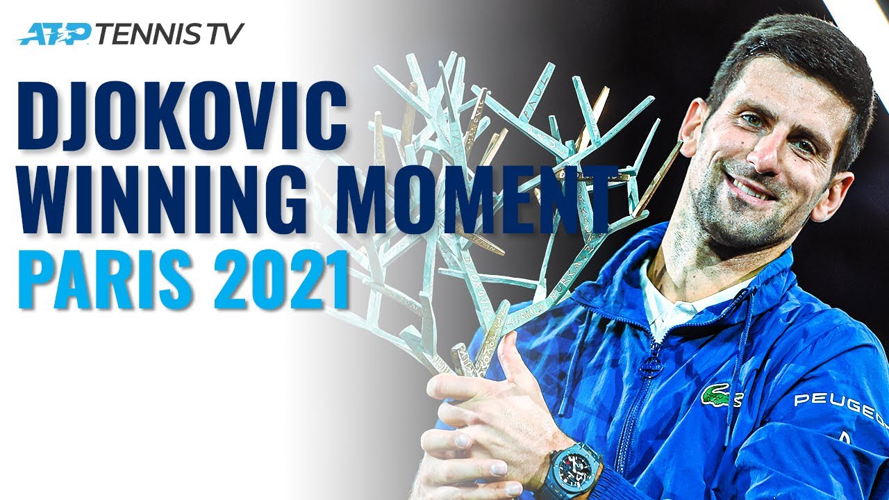 Novak Djokovic vs Daniil Medvedev Match Point & Trophy Lift | Paris Masters 2021