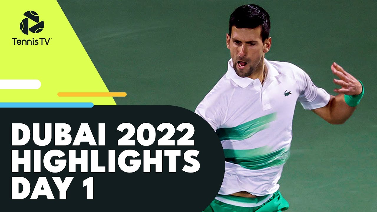 Djokovic Returns! Murray Faces O’Connell | Dubai 2022 Day 1 Highlights