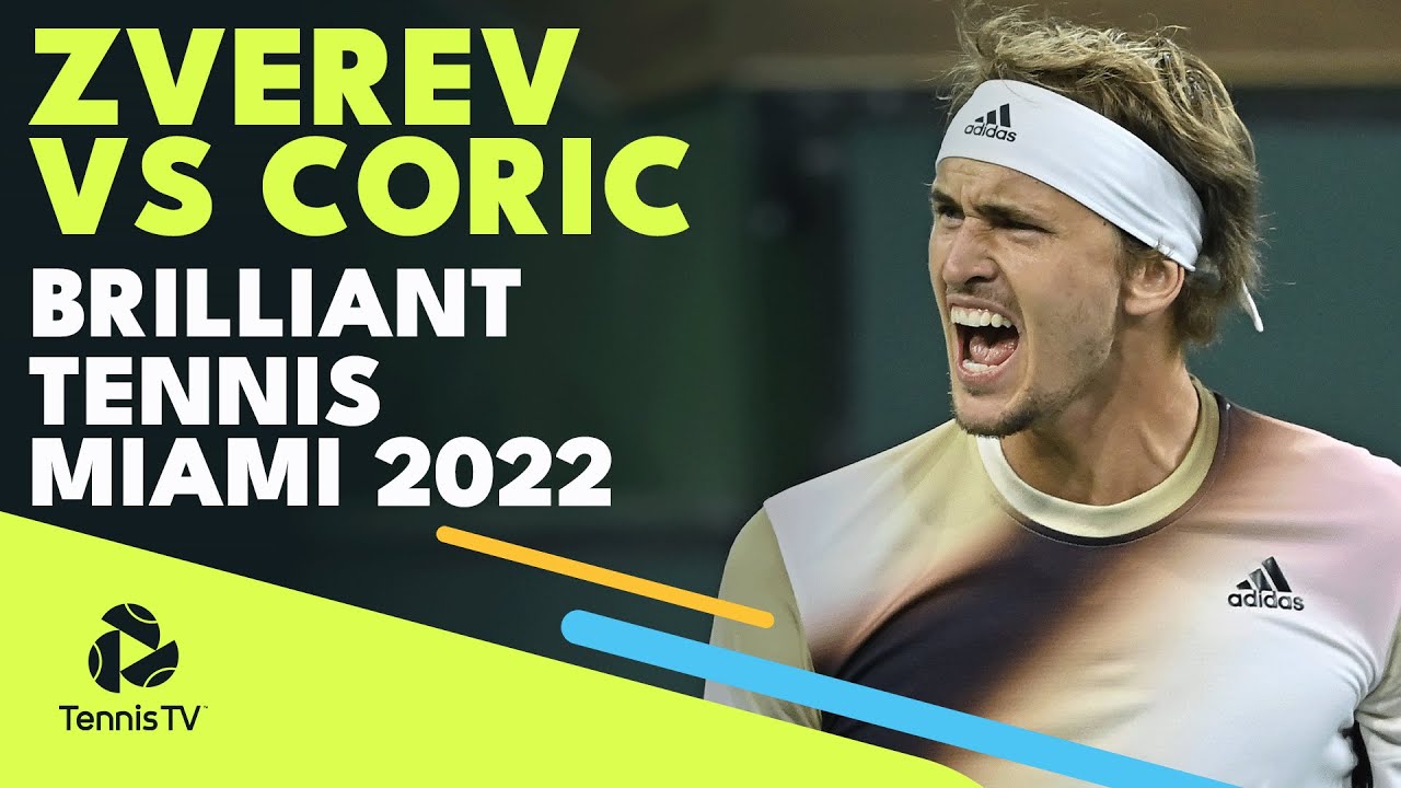 Zverev vs Coric Incredible Tennis | Miami Open 2022 Round 2 Highlights