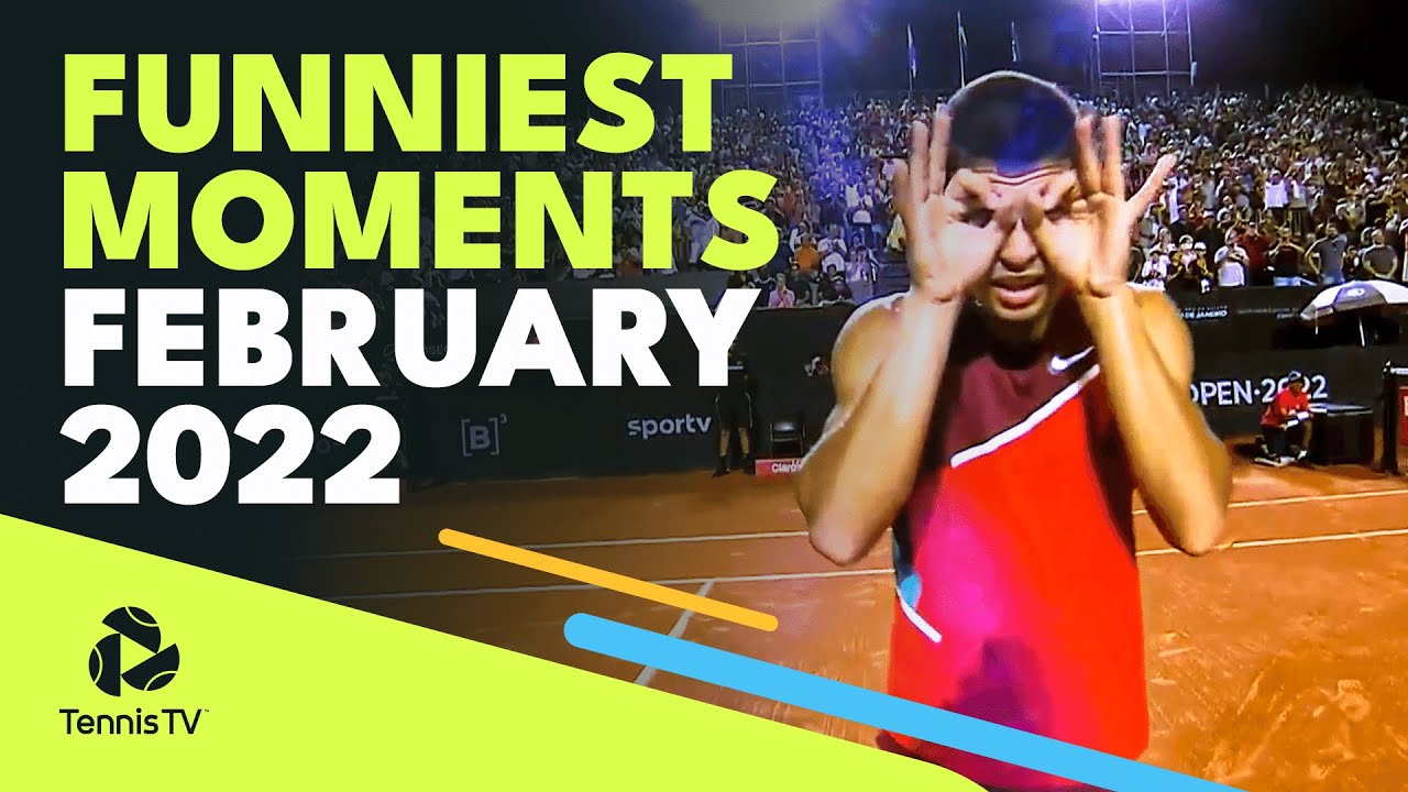 Forgotten Scores, Silent Mics, Shirt Rips & Much More | February 2022 Funniest Tennis Moments!