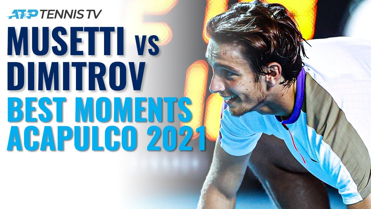 Lorenzo Musetti vs Grigor Dimitrov: Best Shots & Moments! | Acapulco 2021