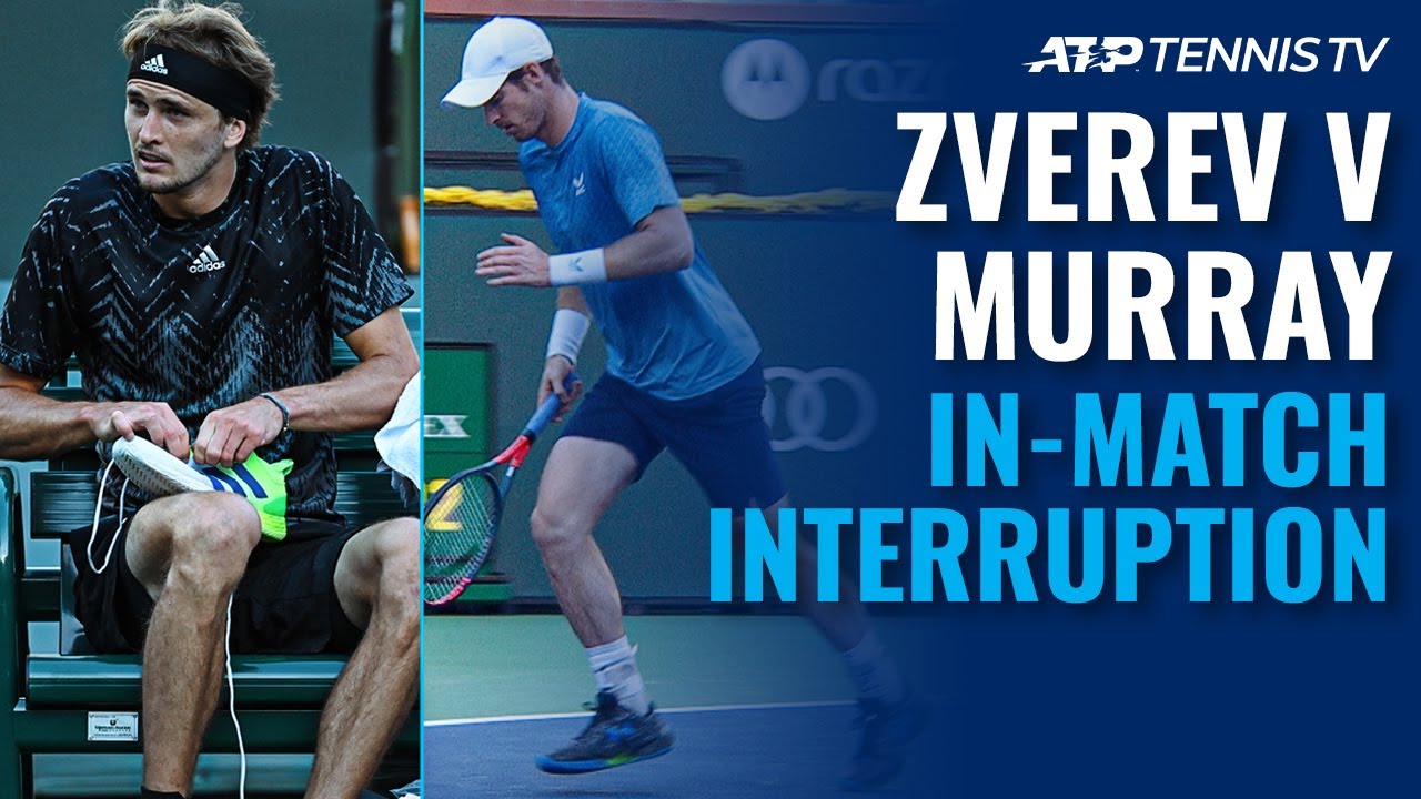 Shoelaces & Bathroom Breaks: Zverev vs Murray Mid-Match Antics! | Indian Wells 2021