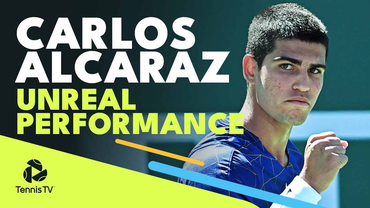 Carlos Alcaraz Breathtaking Shots vs Bautista Agut! | Indian Wells 2022