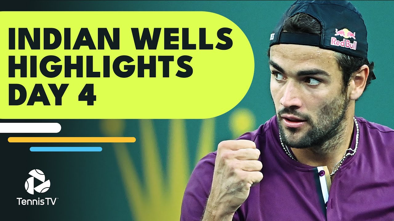 Zverev Faces Paul; Berrettini & Rublev Play Opening Matches | Indian Wells 2022 Highlights Day 4