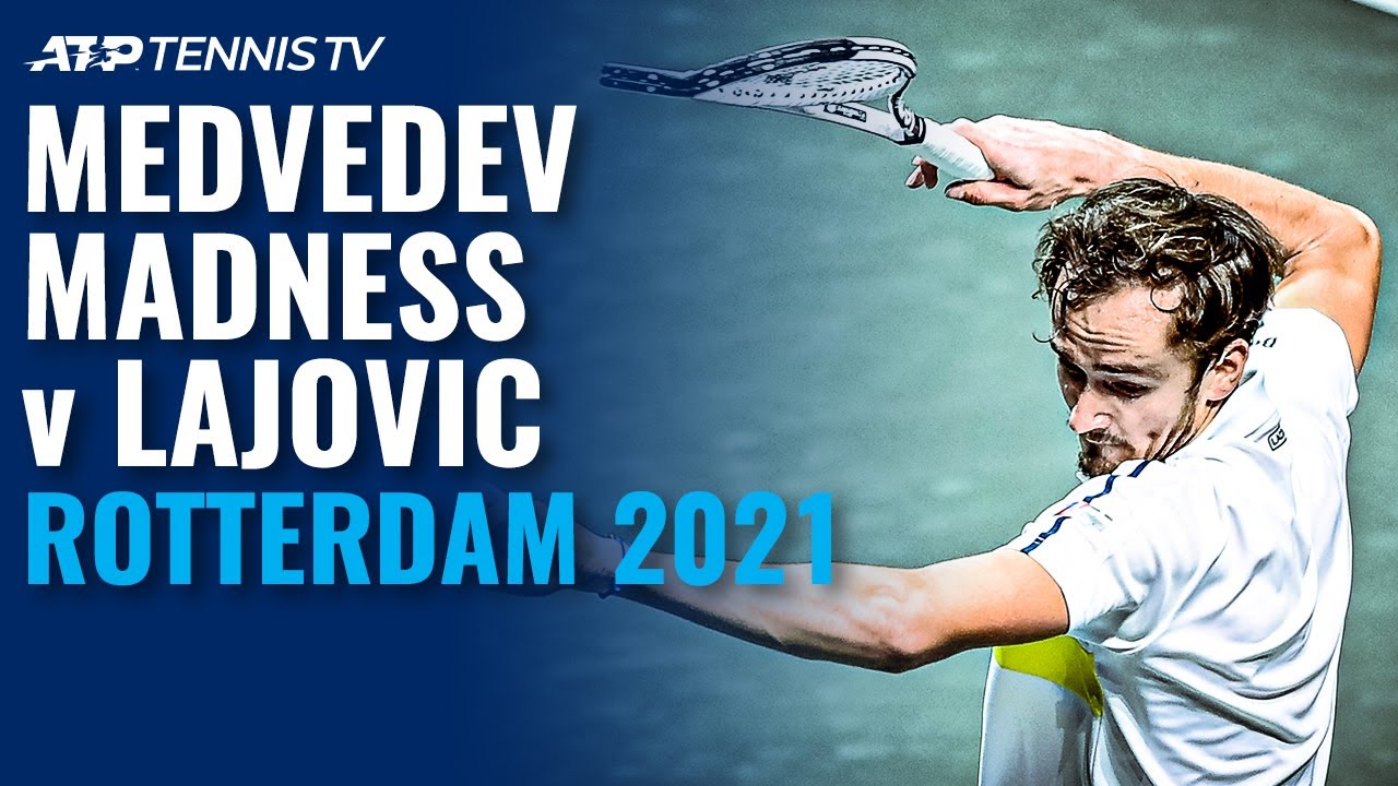 Daniil Medvedev Madness in Defeat to Lajovic ???? | Rotterdam 2021
