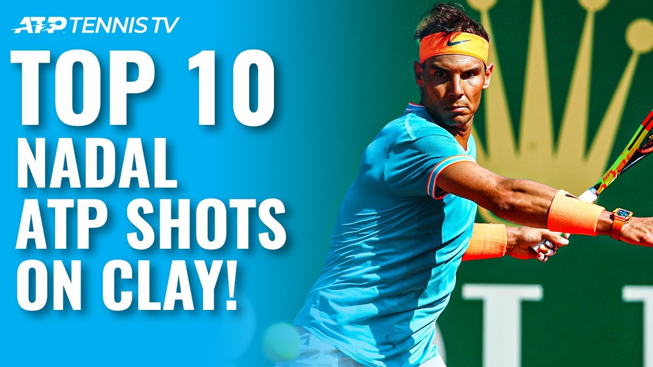 Top 10 Rafa Nadal ATP Shots on Clay!