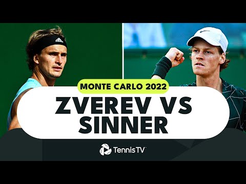 Great Shots And Rallies In Alexander Zverev vs Jannik Sinner Thriller | Monte Carlo 2022 Highlights