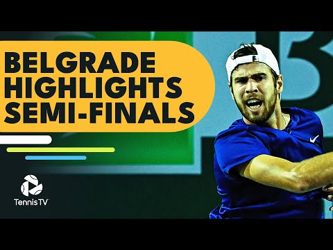 Djokovic vs Khachanov; Fognini vs Rublev | Belgrade 2022 Semi-Final Highlights