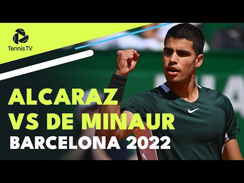 Carlos Alcaraz Vs Alex de Minaur THRILLER | Barcelona 2022 Semi-Finals Highlights