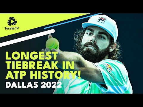 The Longest Tiebreak in ATP History! | Isner vs Opelka Semi-Final Dallas 2022