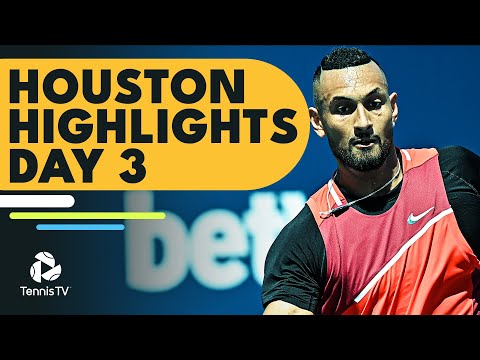 Kyrgios Meets Paul; Opelka, Querrey & Wolf Feature | Houston 2022 Highlights Day 3