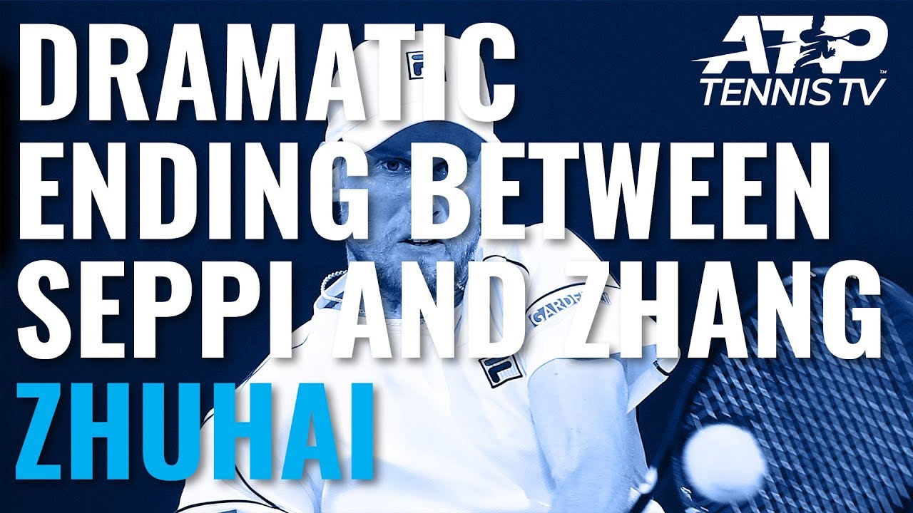 DRAMATIC Ending As Andreas Seppi Saves FIVE Match Points To Beat Zhang! | Zhuhai Championships 2019