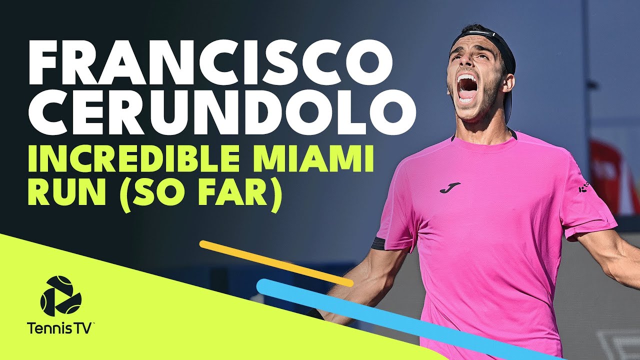 Francisco Cerundolo’s Incredible Miami Run (So Far) | Miami 2022 Highlights