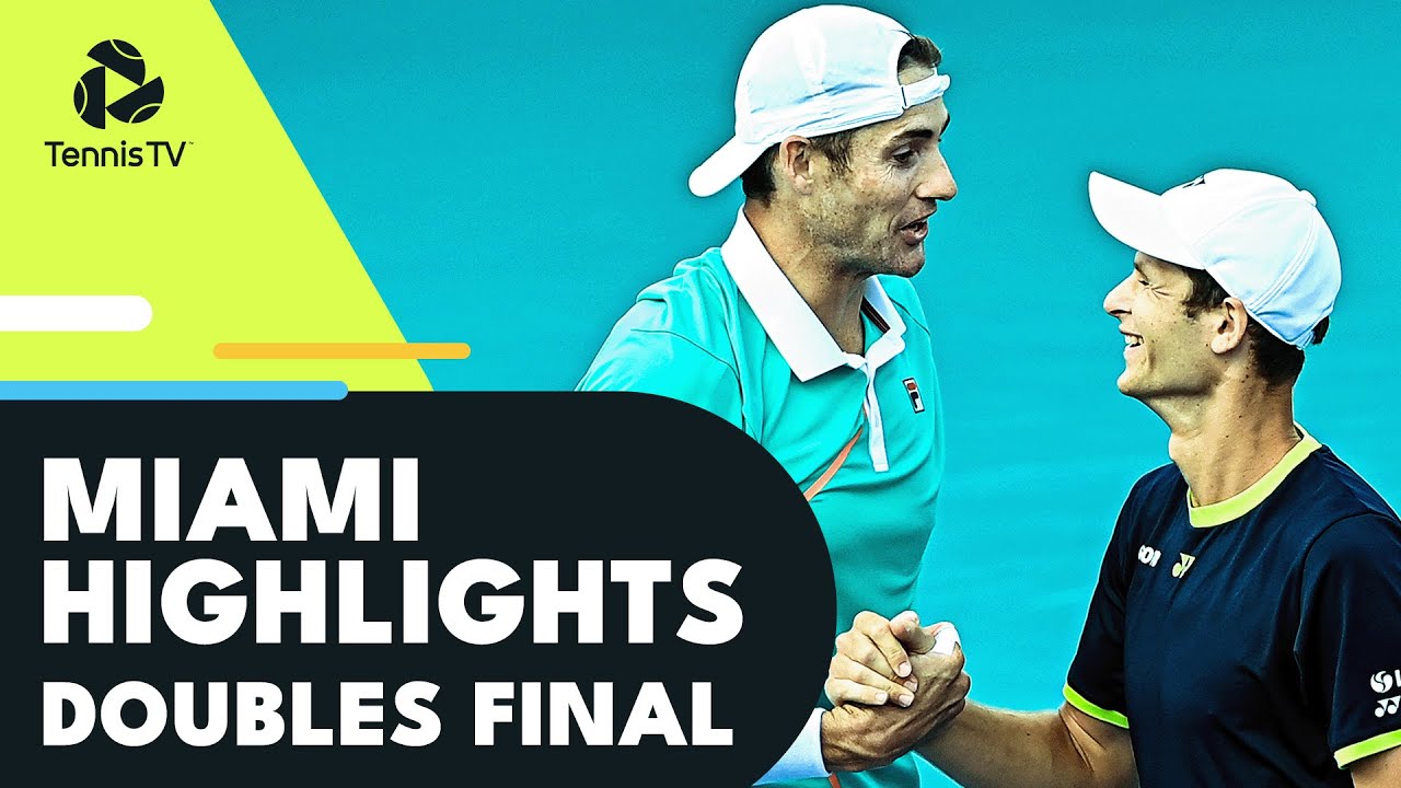 Isner & Hurkacz vs Koolhof & Skupski For the Title | Miami Open 2022 Doubles Final Highlights
