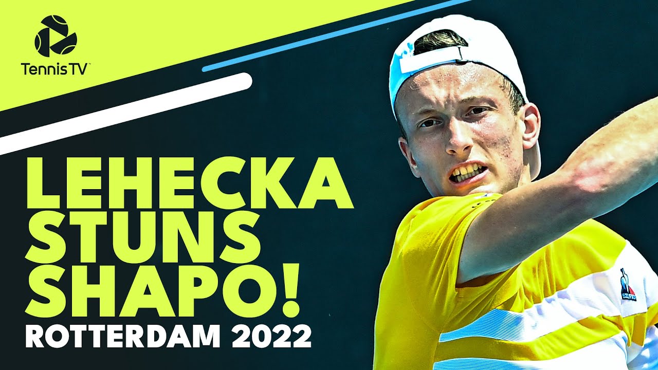 World No. 137 Jiri Lehecka Stuns Denis Shapovalov for First ATP Win in Rotterdam!
