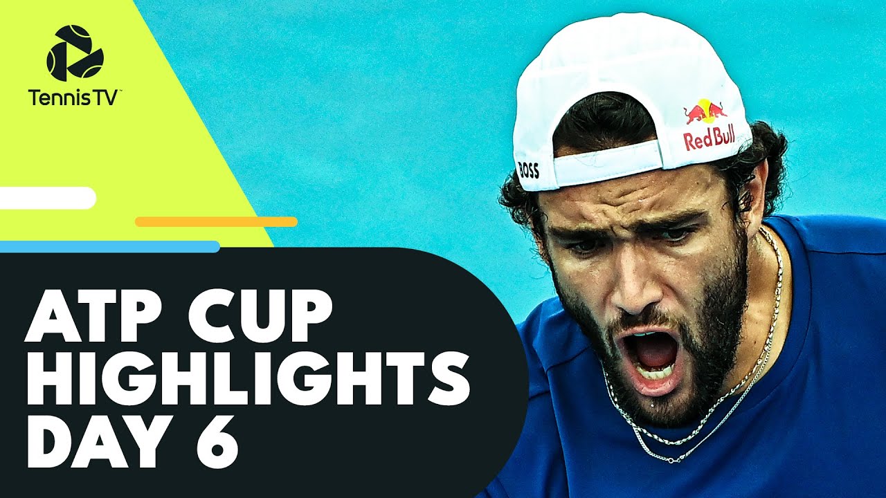 Medvedev, Berrettini, Zverev & Auger-Aliassime Aim For Semi-Finals | ATP Cup 2022 Day 6 Highlights