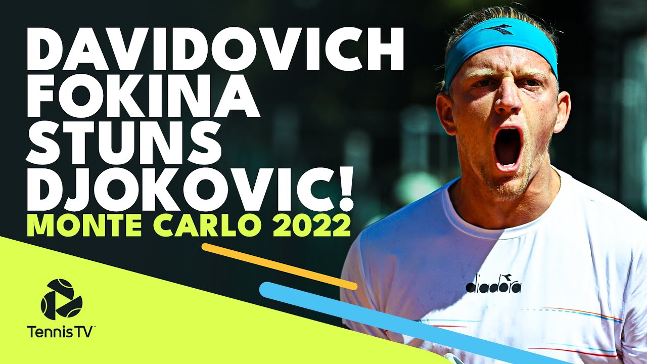 STUNNING Alejandro Davidovich Fokina Tennis To Defeat Djokovic in Monte Carlo! ????