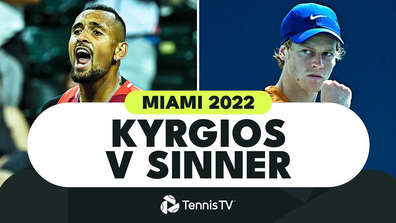 Nick Kyrgios vs Jannik Sinner Highlights | Miami 2022