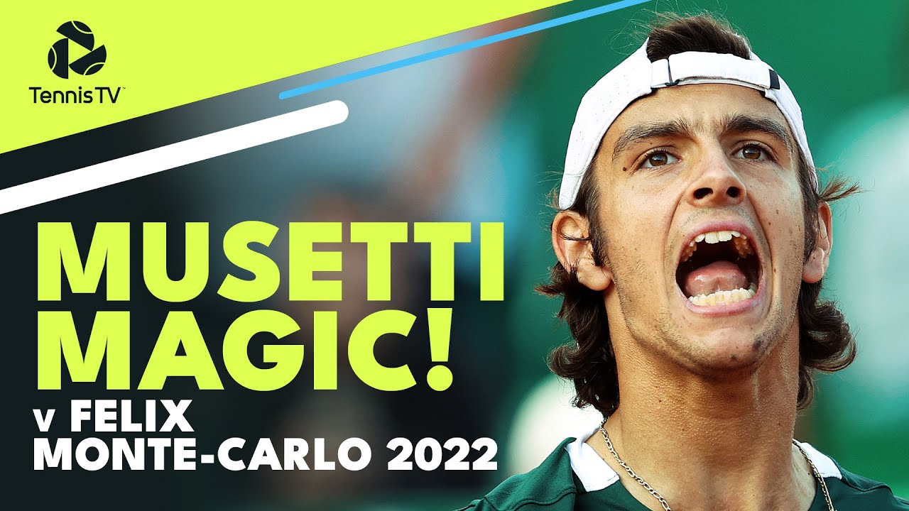Lorenzo Musetti MAGICAL Performance vs Auger-Aliassime! | Monte-Carlo 2022