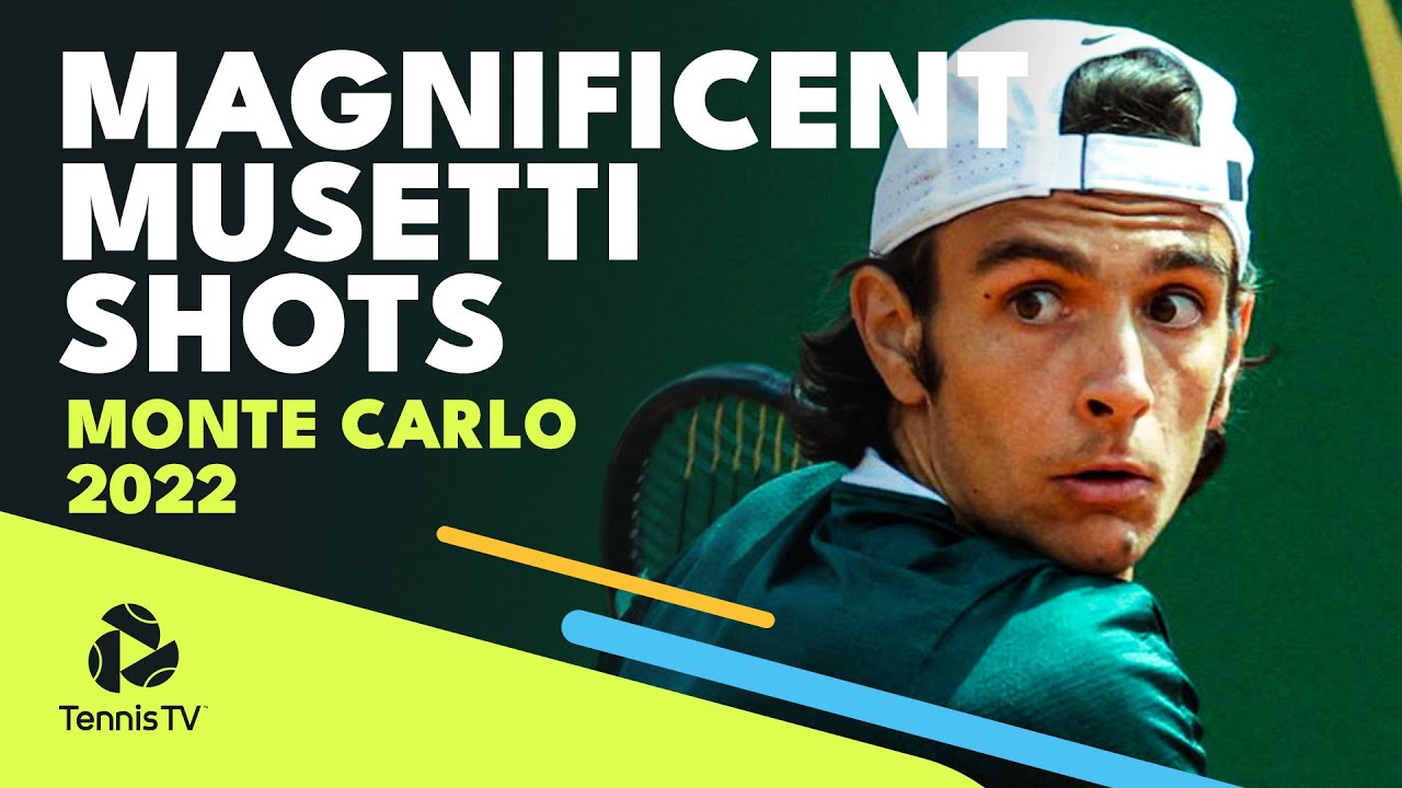 Beautiful Lorenzo Musetti Tennis vs Benoit Paire | Monte Carlo 2022