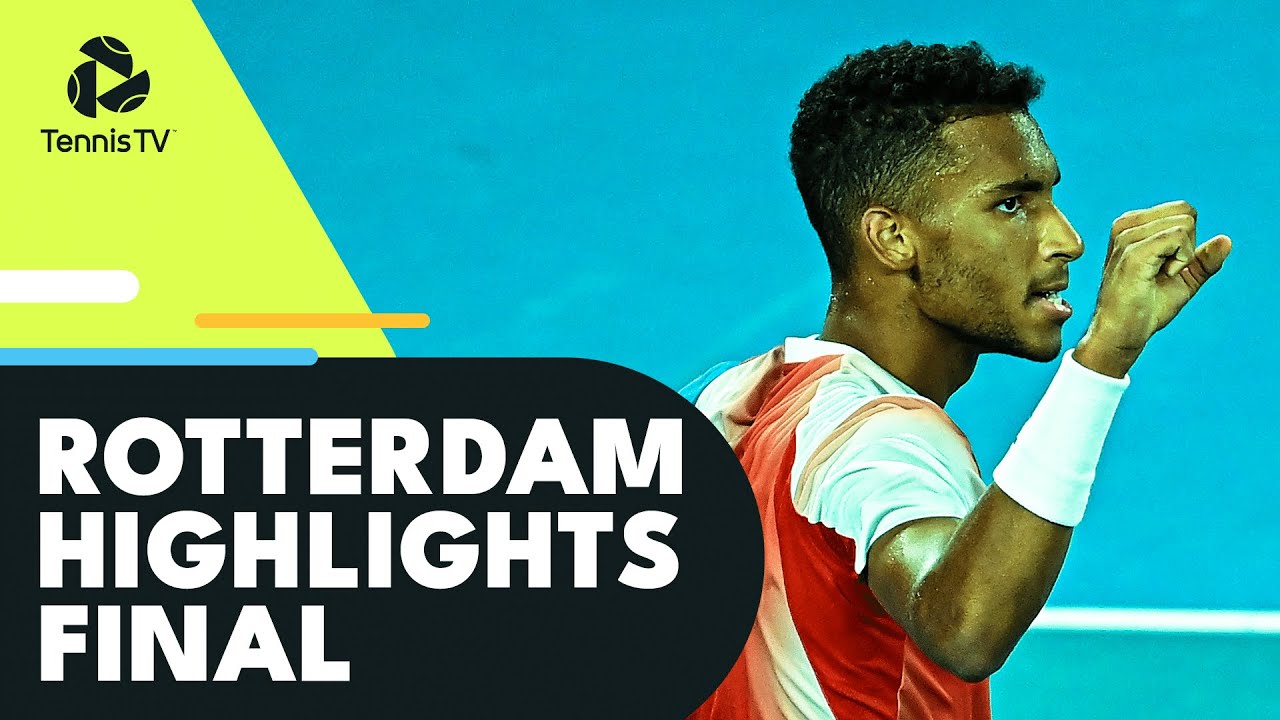 Stefanos Tsitsipas vs Felix Auger-Aliassime For The Title | Rotterdam 2022 Final Highlights