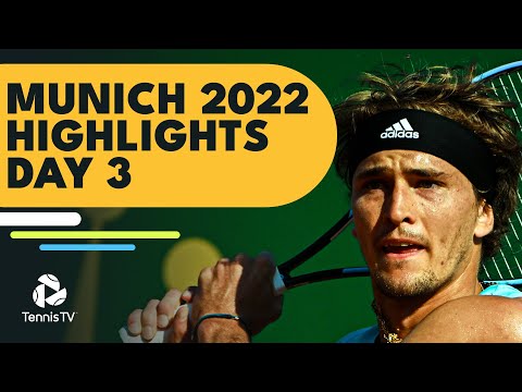 Zverev Faces Rune; Kecmanovic, Ruusuvuori & Basilashvili in Action | Munich 2022 Highlights Day 3