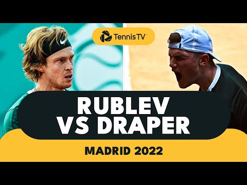Andrey Rublev vs Jack Draper | Madrid 2022 Highlights