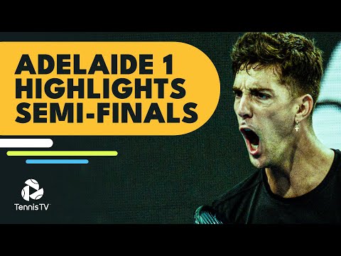 Monfils vs Kokkinakis; Cilic vs Khachanov | Adelaide 1 2022 Semi-Final Highlights