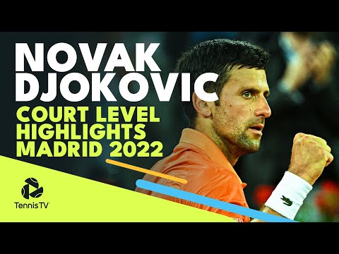Novak Djokovic Court-Level Brilliance vs Hurkacz | Madrid 2022 Highlights