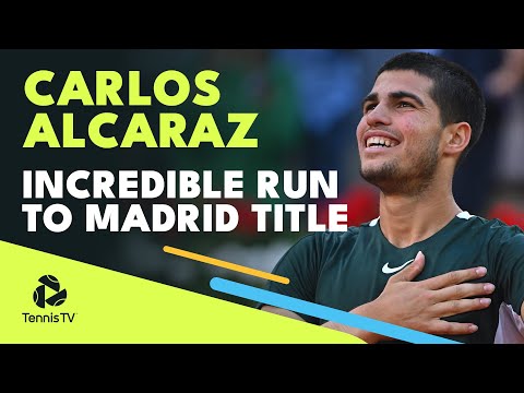 Carlos Alcaraz’s Incredible Run Beating The Top 3 Seeds To Clinch Madrid Title!